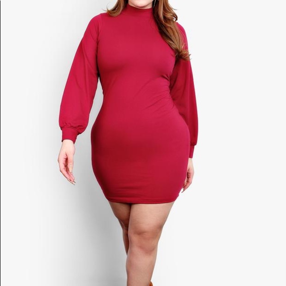 NWT REBDOLLS bodycon midi dress